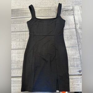 Cider Classic Black Mini Dress